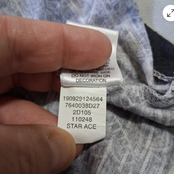 World Unity‎ Womens XL Sleeveless Top Gray Pink Embroidered Neck Boho Style A31 - Picture 3 of 10